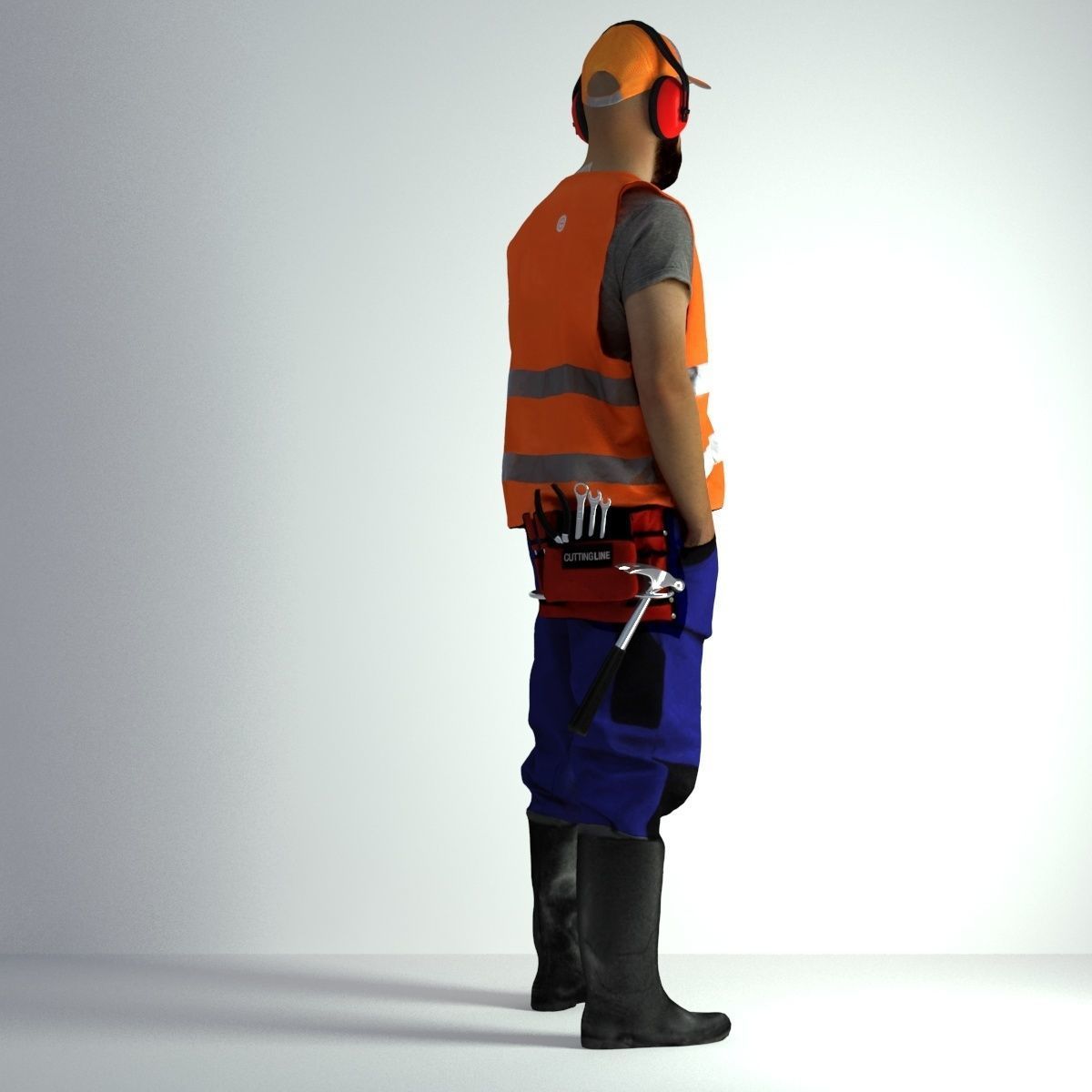 3D Scan Man Worker Safety 018 3D model_23
