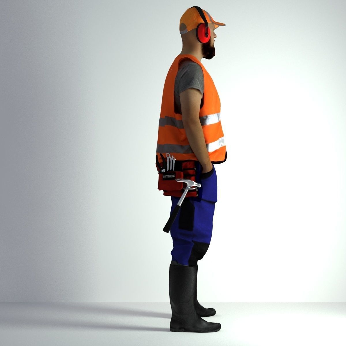 3D Scan Man Worker Safety 018 3D model_21