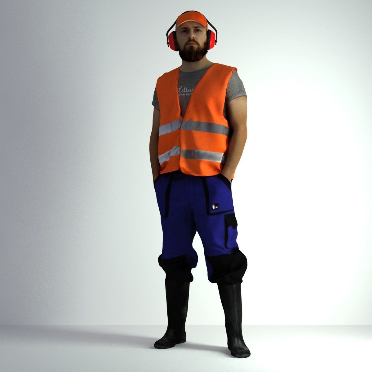 3D Scan Man Worker Safety 018 3D model_45