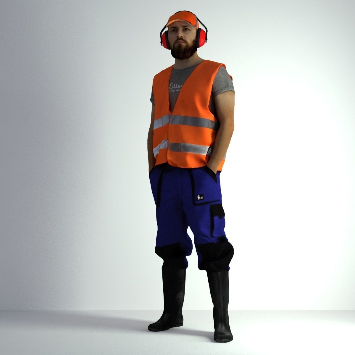 3D Scan Man Worker Safety 018 3D model_44