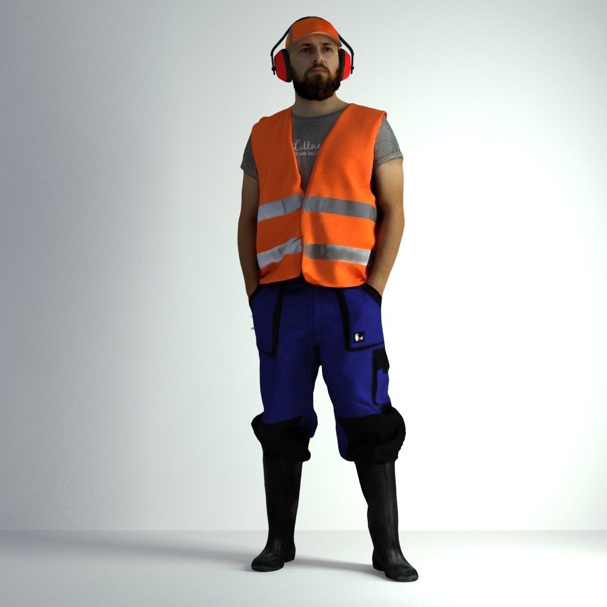 3D Scan Man Worker Safety 018 3D model_46