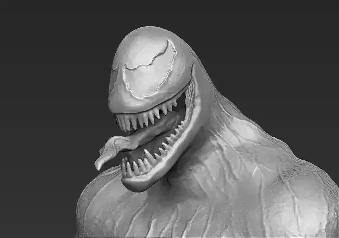 Venom 3D printable stl obj formats