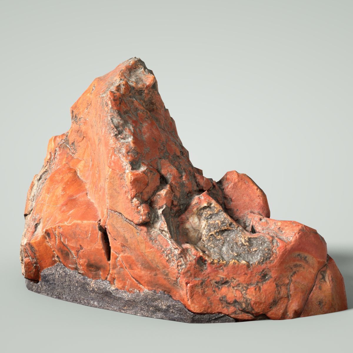Mountain Rocks 1 Low-poly 3D model_3
