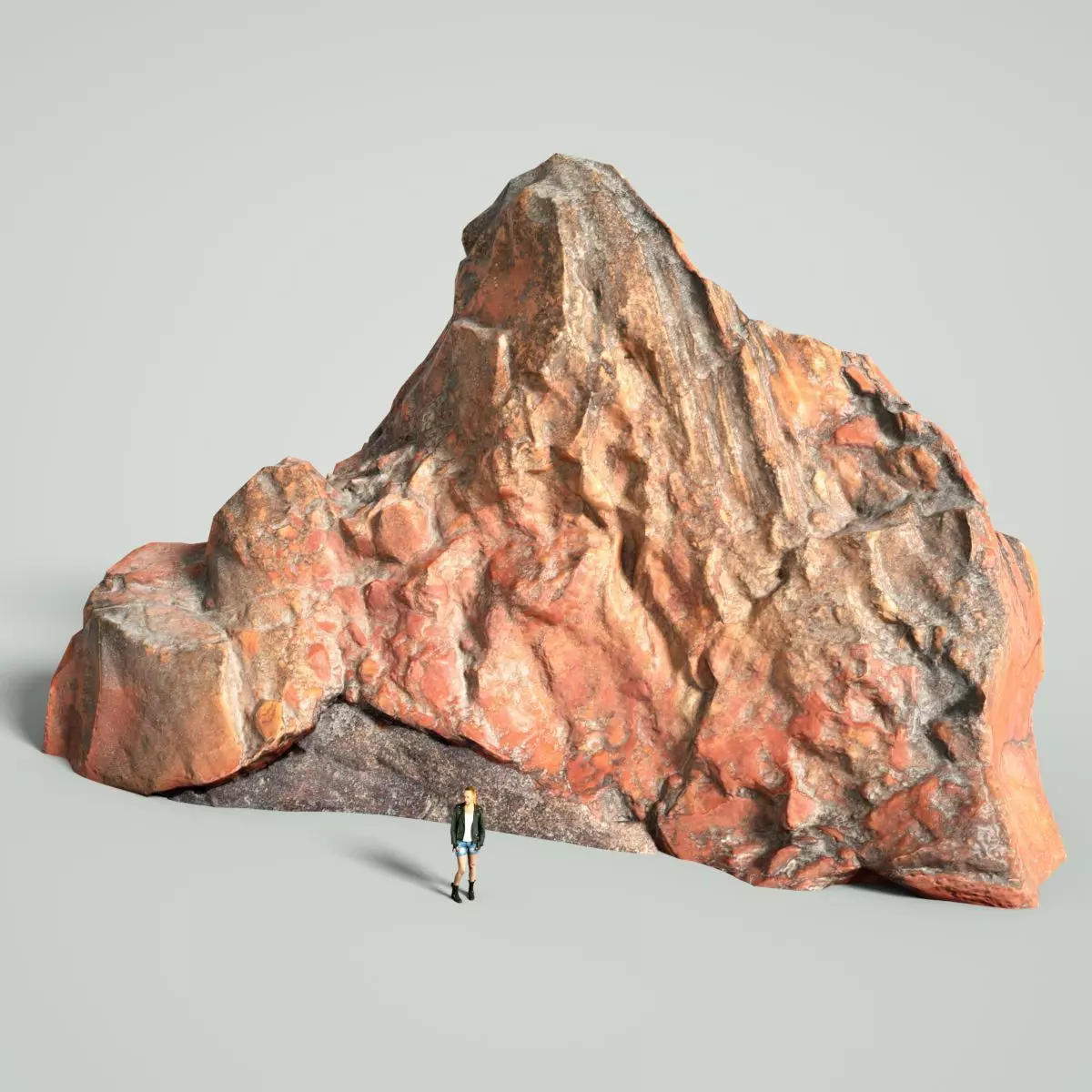 Mountain Rocks 1 Low-poly 3D model_0