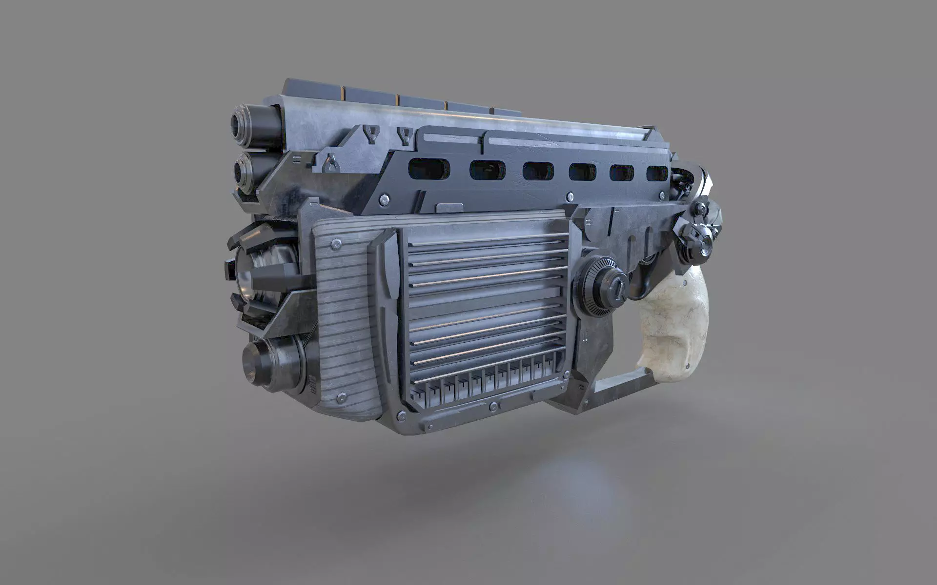 Lobo s weapon fan art from Krypton series 3D print model_0