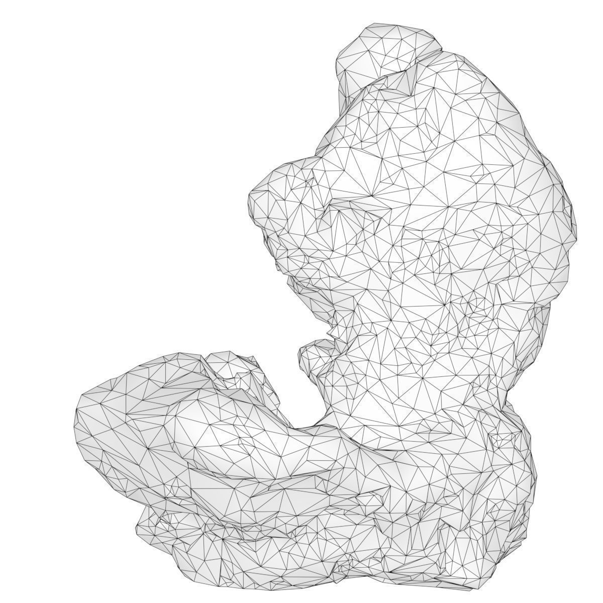 Mountain Rocks 5 Low-poly 3D model_5