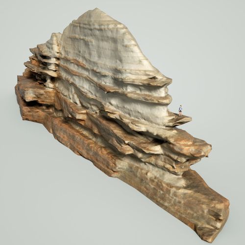 Mountain Rocks 6 Low-poly 3D model