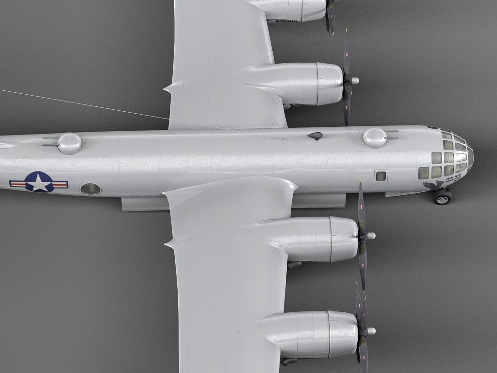 Boeing B-29 Superfortress Bomber 3D model_13