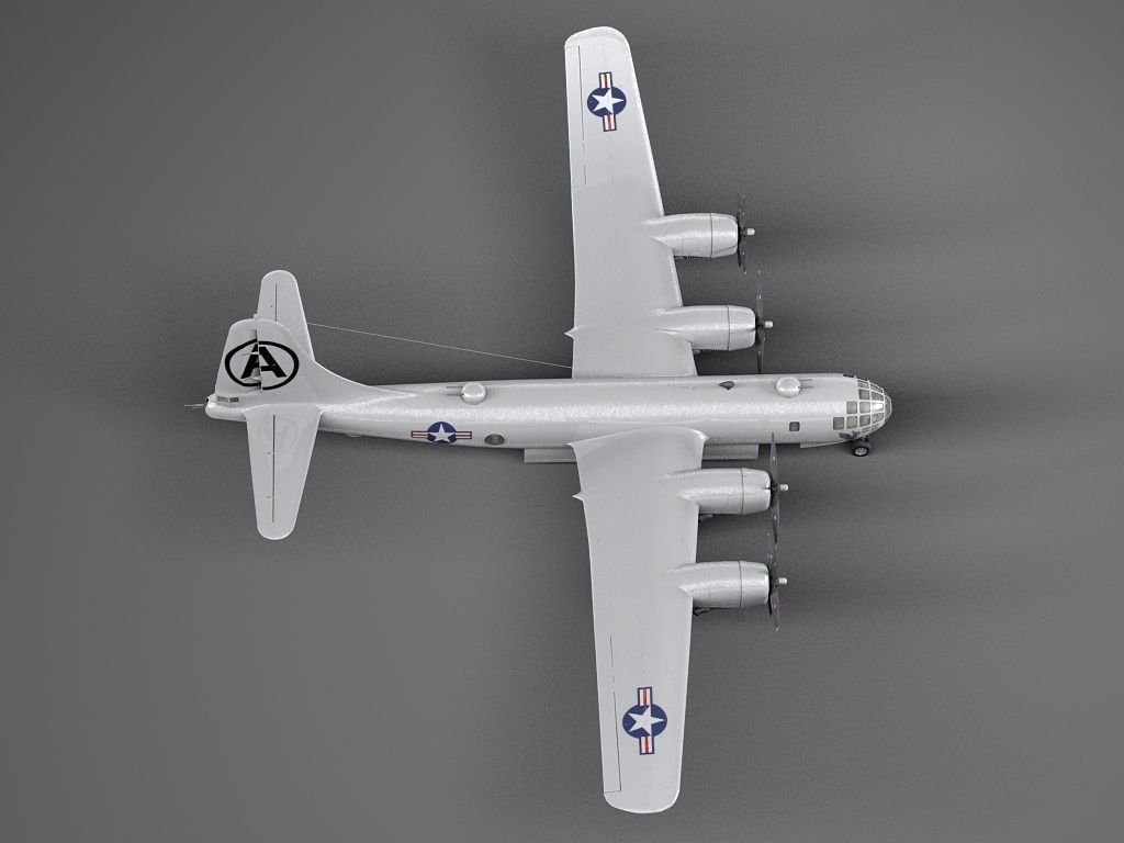 Boeing B-29 Superfortress Bomber 3D model_12