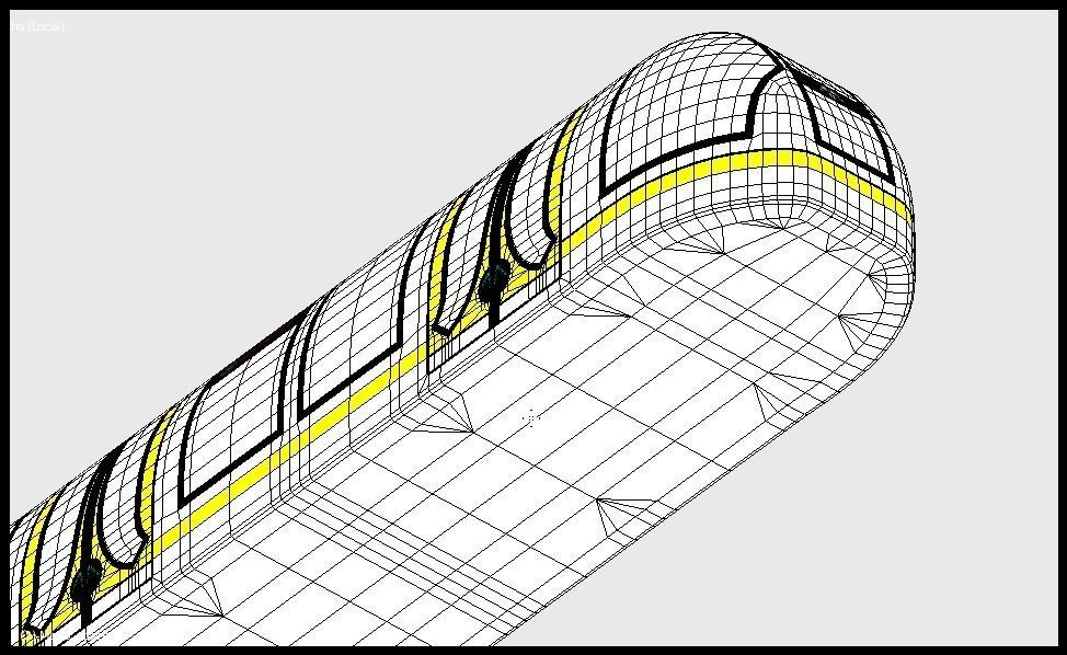Sci-fi metro train II 3D model_9