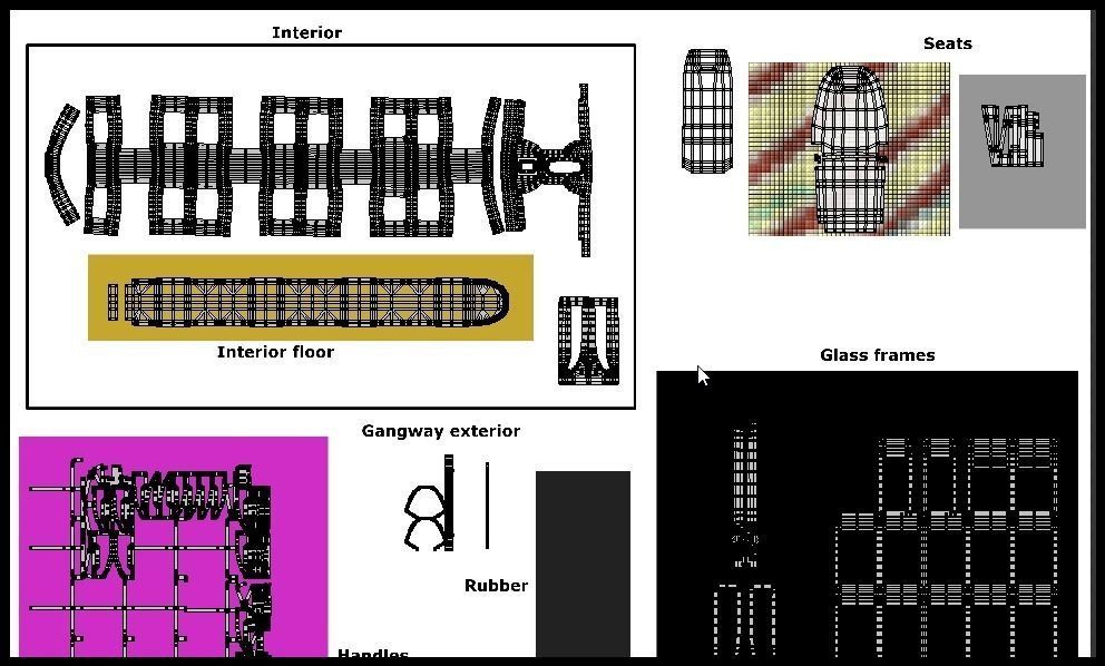 Sci-fi metro train II 3D model_21