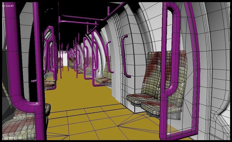 Sci-fi metro train II 3D model_16
