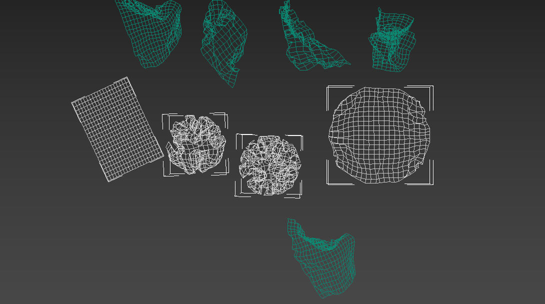 Crumpled Paper 3D model_2