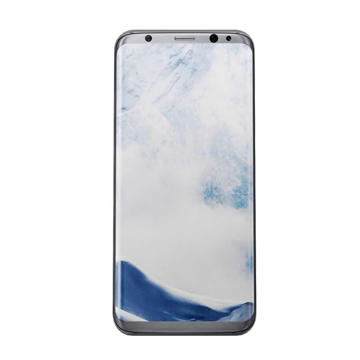 Samsung Galaxy S8 Low Poly model for AR VR Low-poly 3D model_3