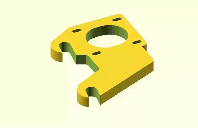 Removable Y Axis Motor Mount  Free 3D print model