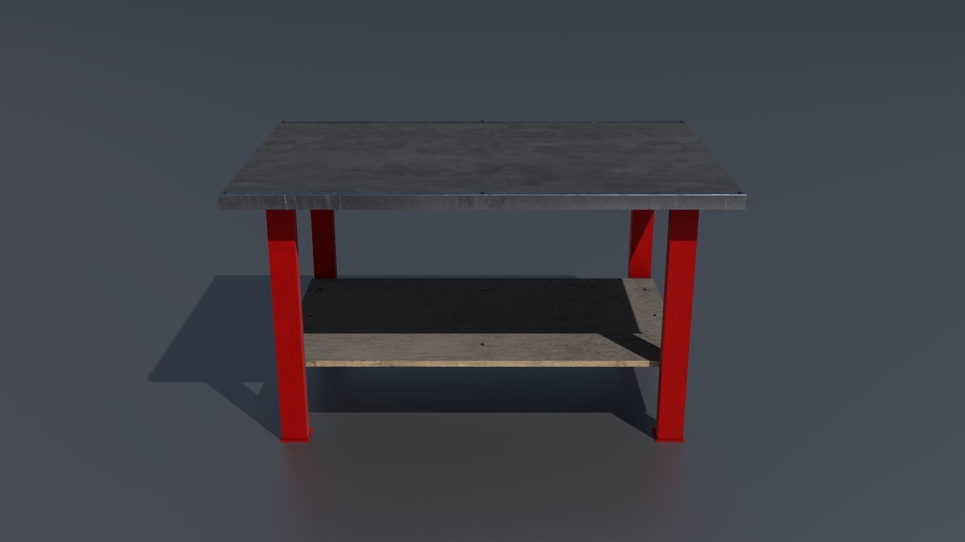 Workshop PBR closets benches boxes and tables 3D model_59