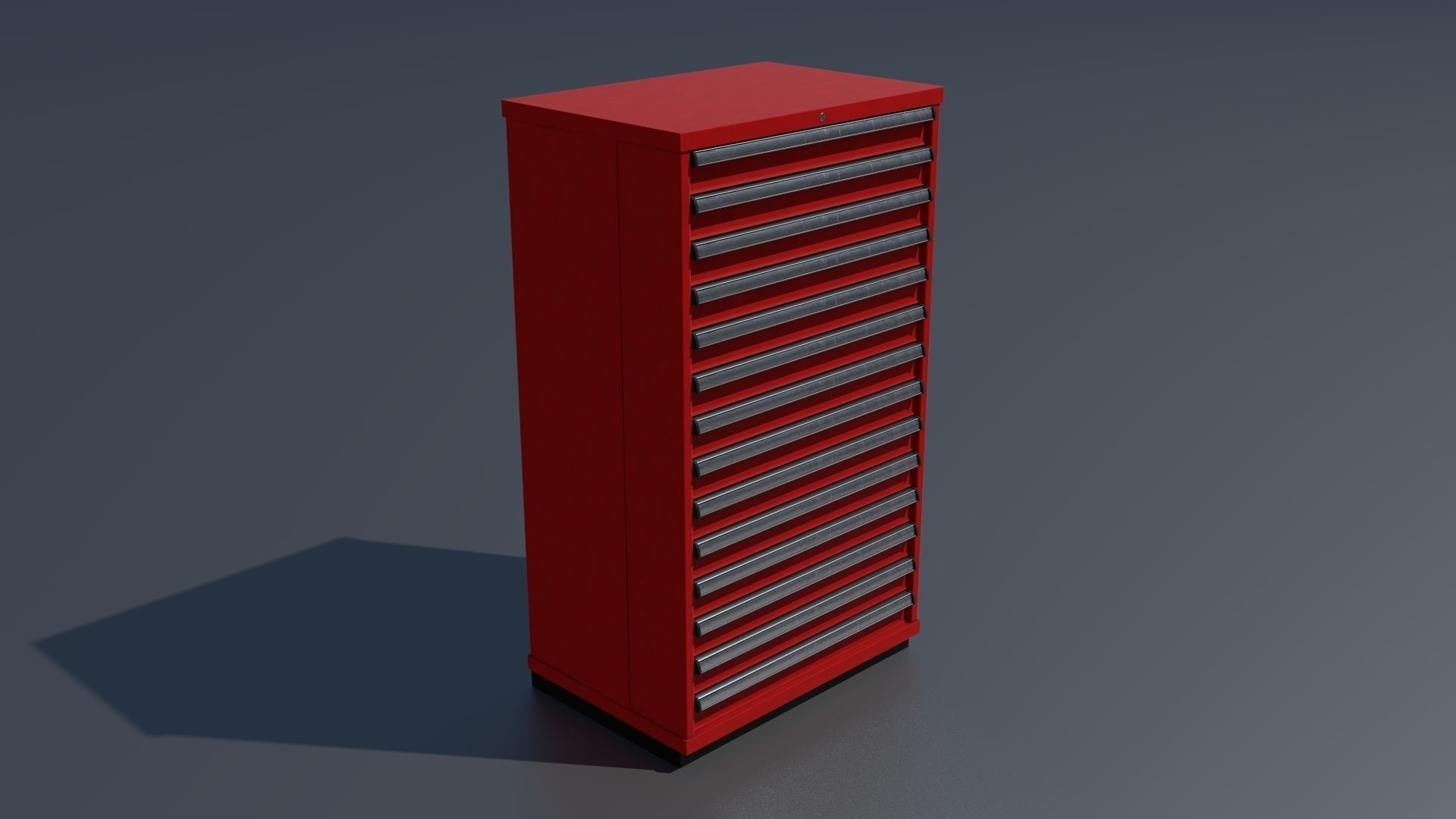 Workshop PBR closets benches boxes and tables 3D model_11