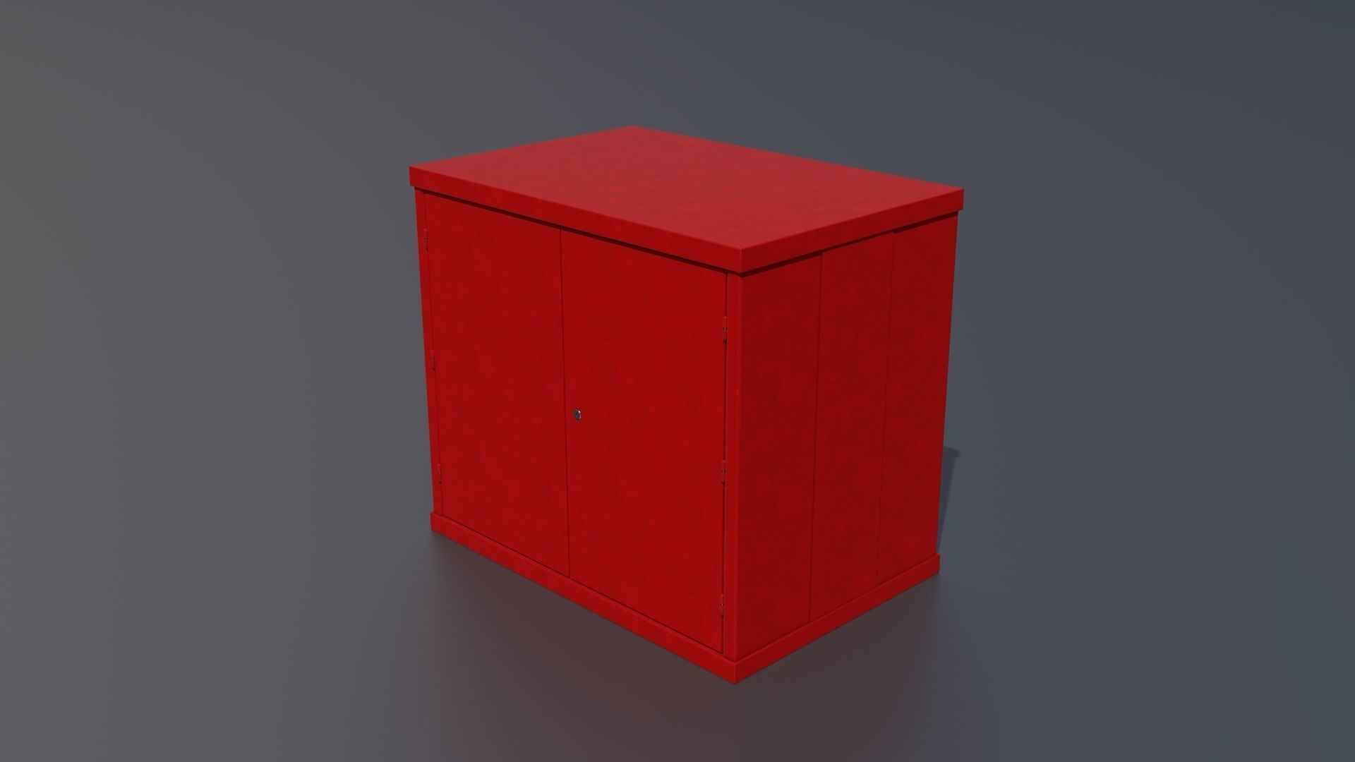 Workshop PBR closets benches boxes and tables 3D model_80
