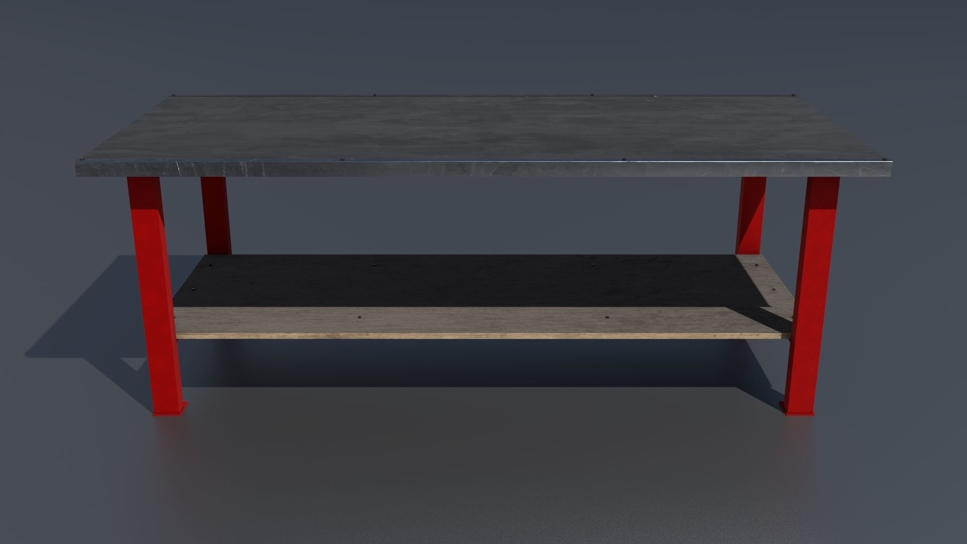Workshop PBR closets benches boxes and tables 3D model_64