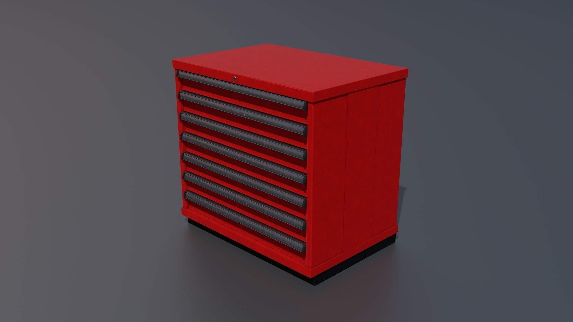 Workshop PBR closets benches boxes and tables 3D model_5