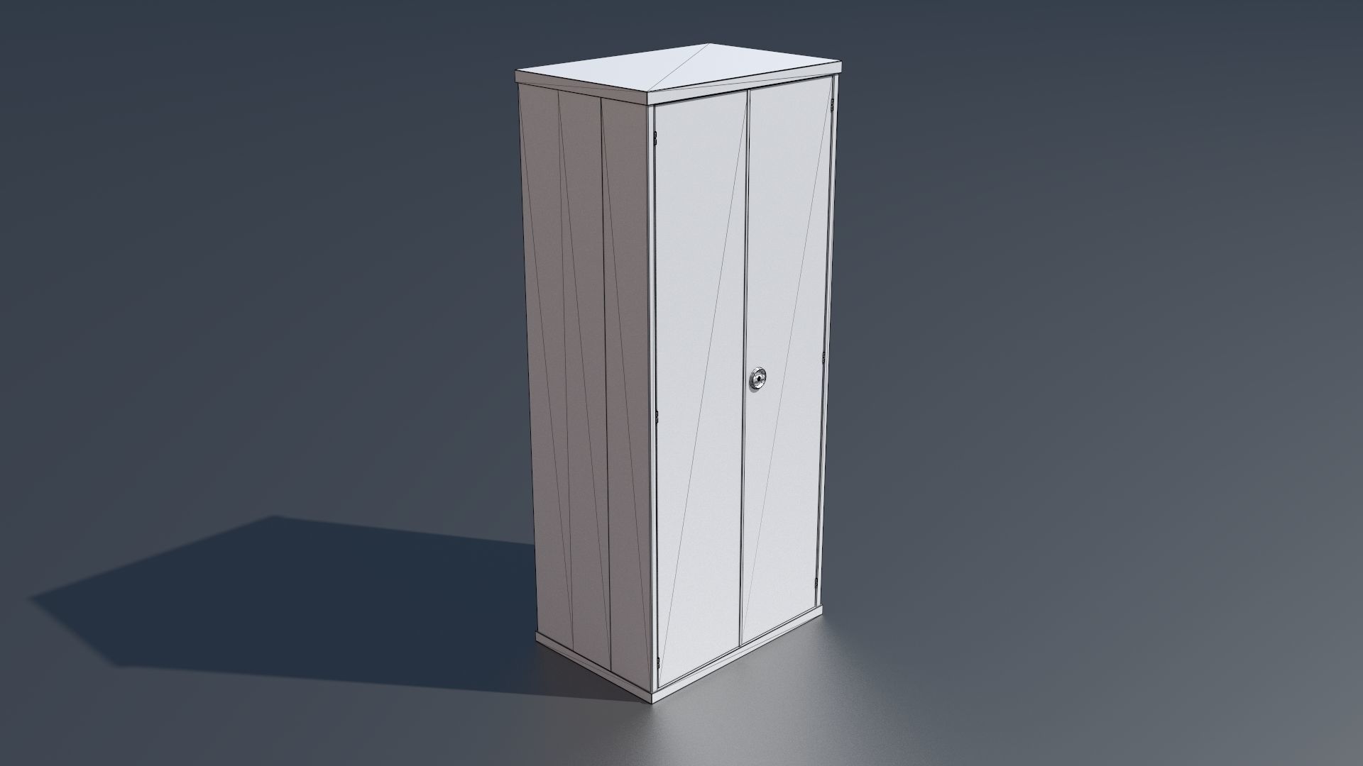 Workshop PBR closets benches boxes and tables 3D model_30