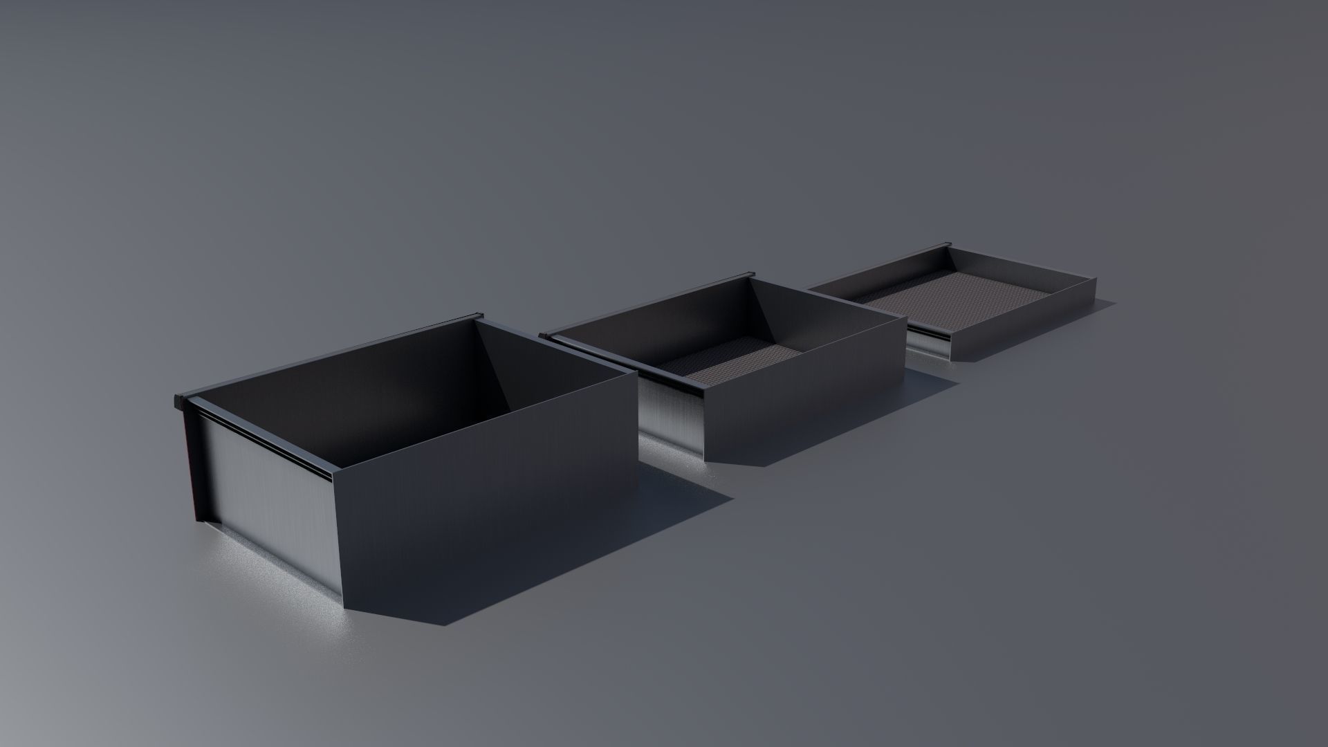 Workshop PBR closets benches boxes and tables 3D model_76