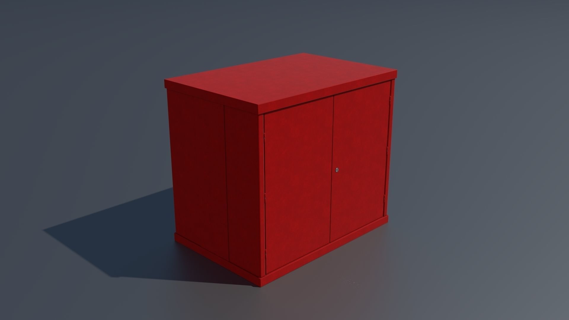 Workshop PBR closets benches boxes and tables 3D model_78