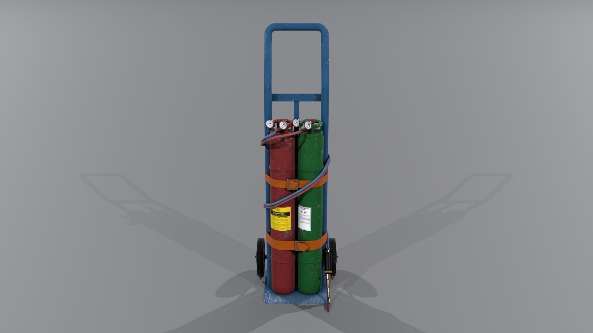 Welding station PBR 3D model_1