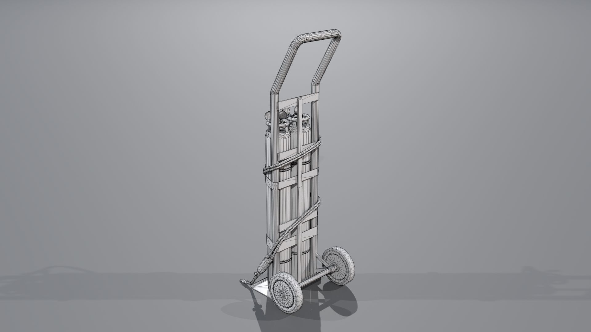 Welding station PBR 3D model_10