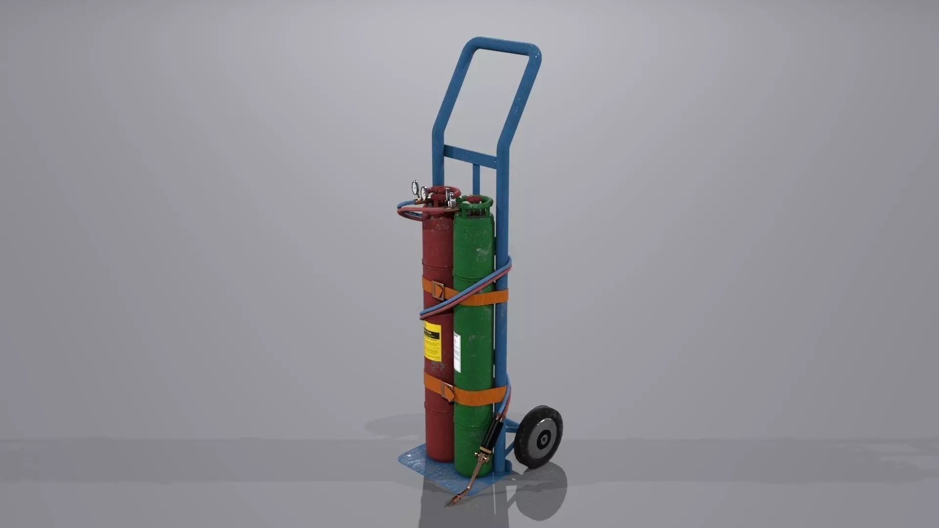 Welding station PBR 3D model_0