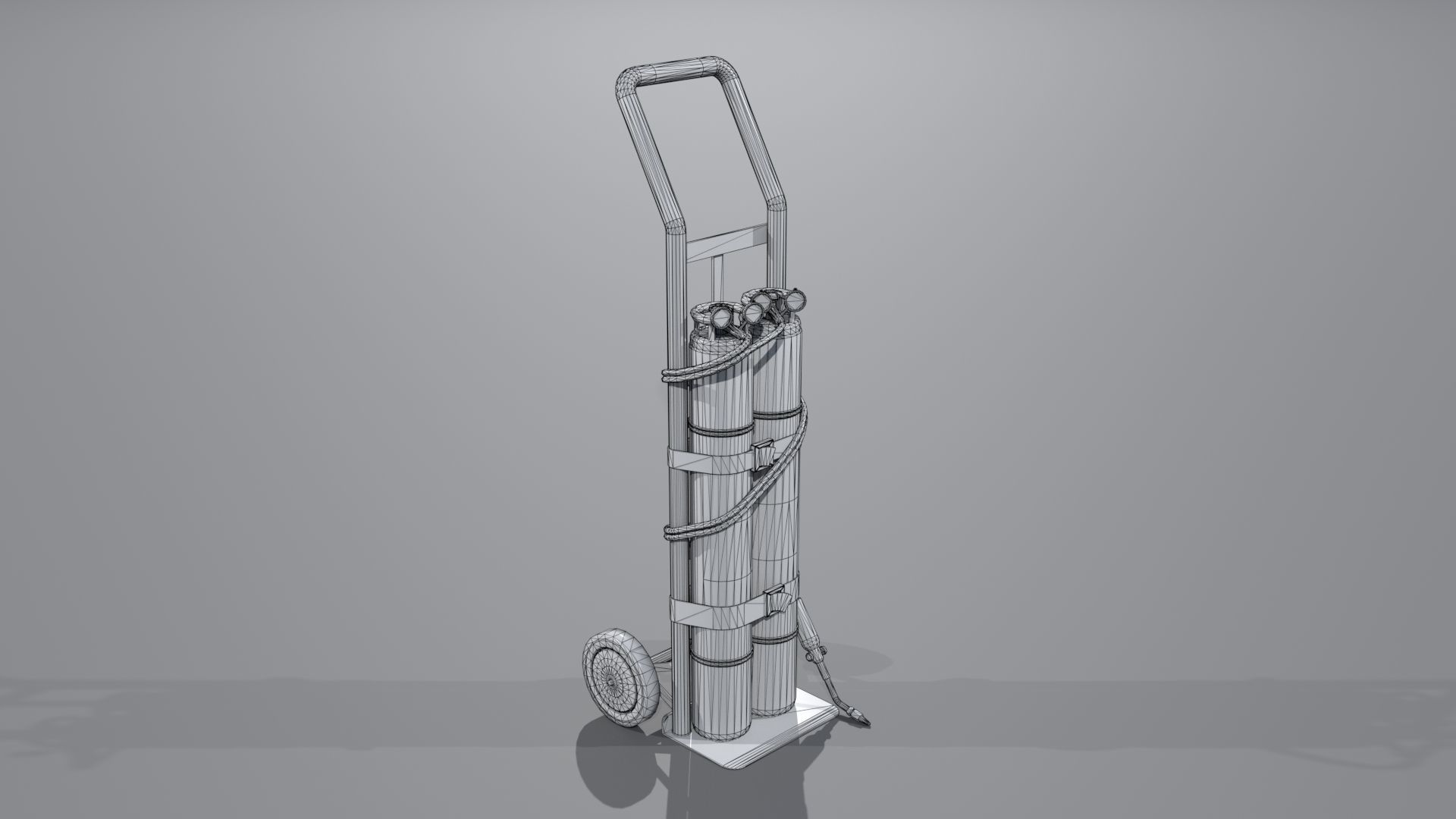 Welding station PBR 3D model_9