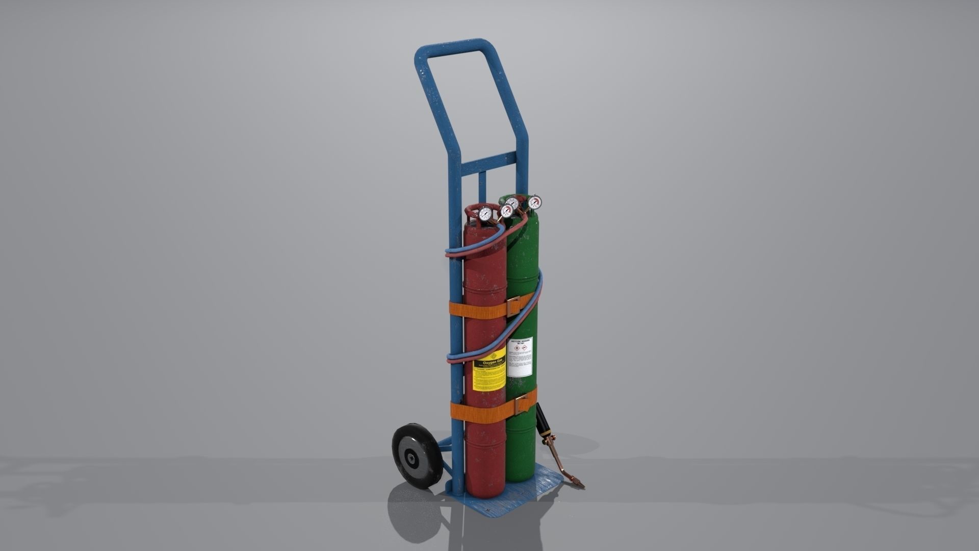 Welding station PBR 3D model_2