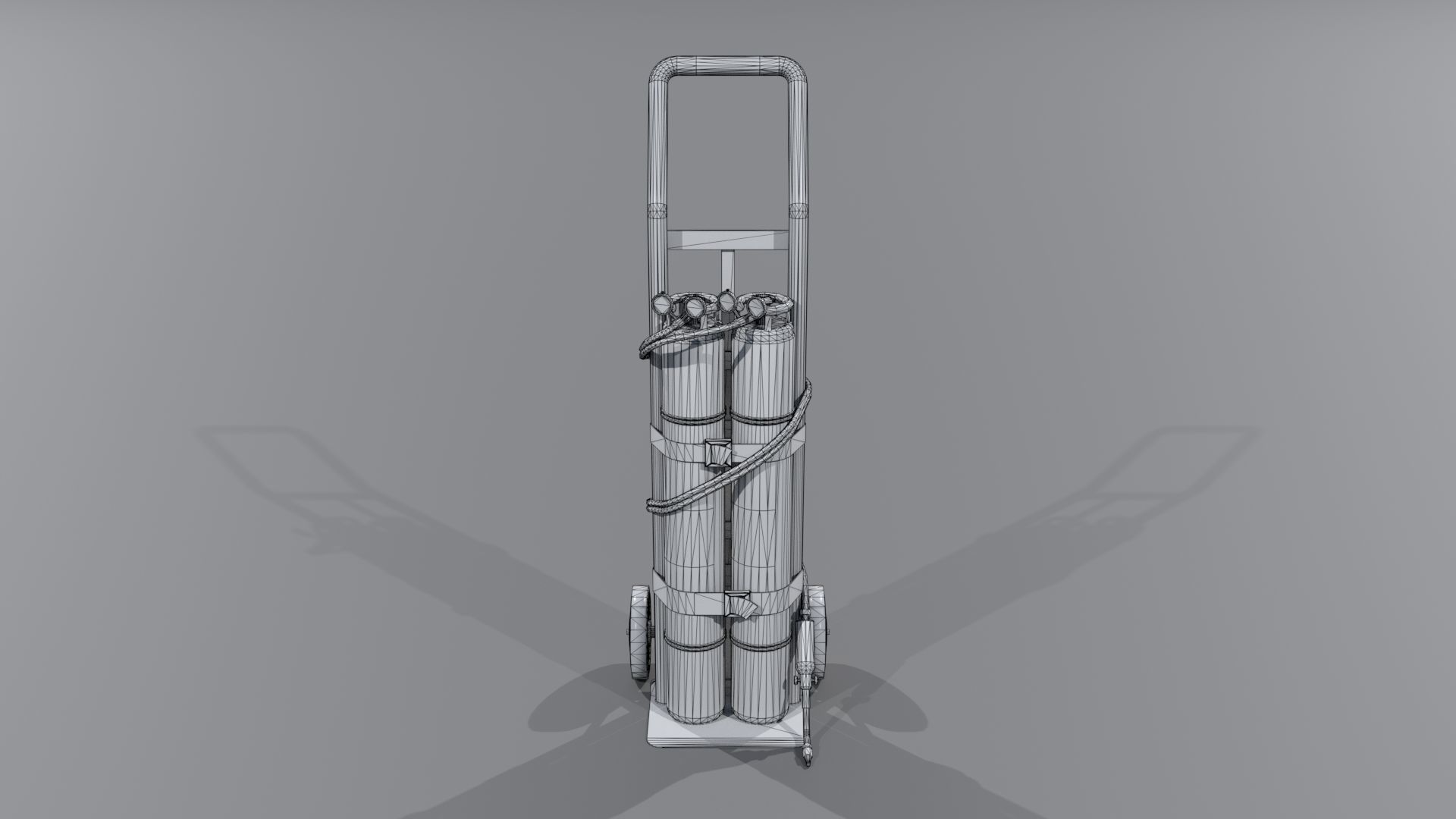 Welding station PBR 3D model_8