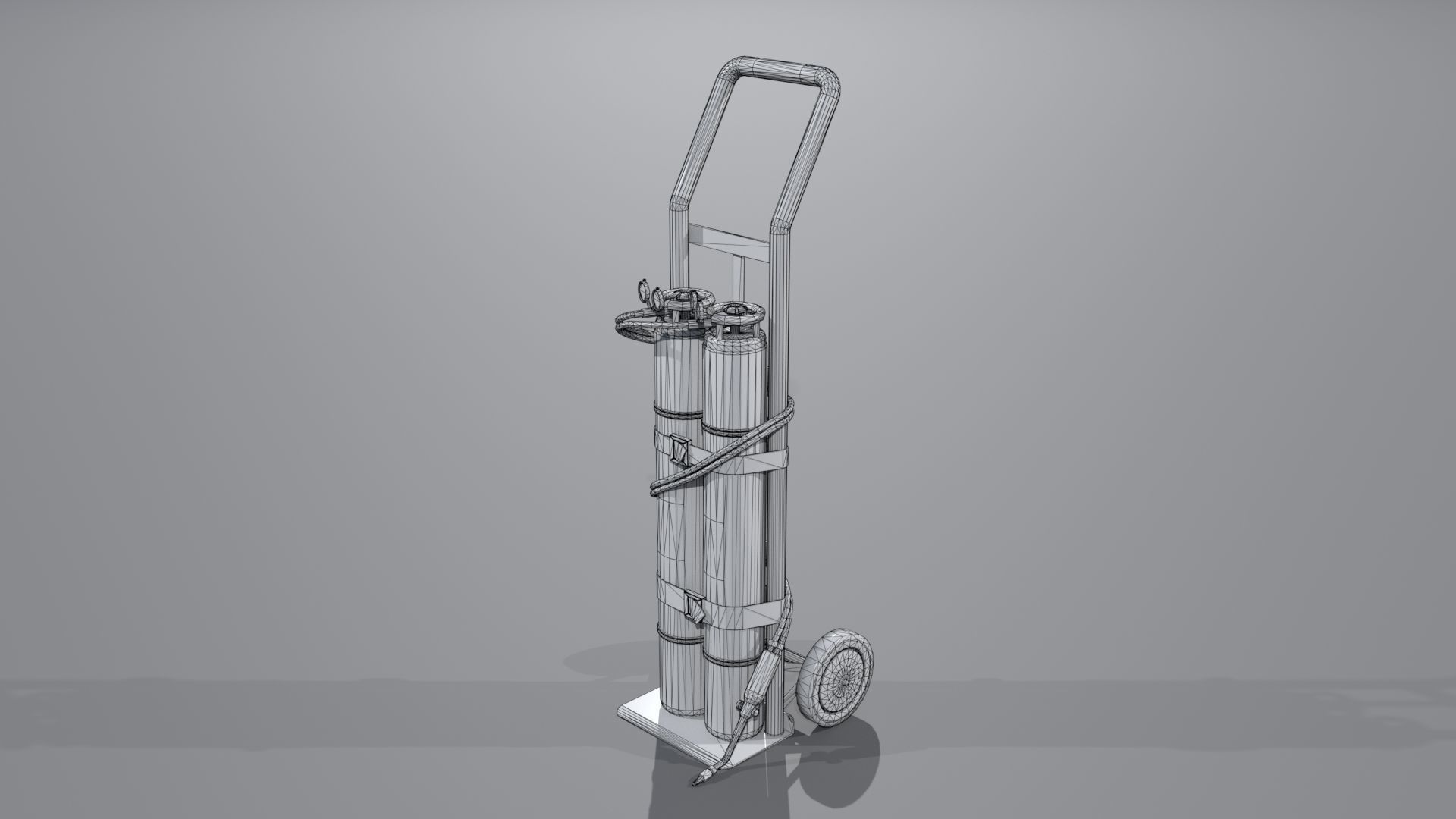 Welding station PBR 3D model_7