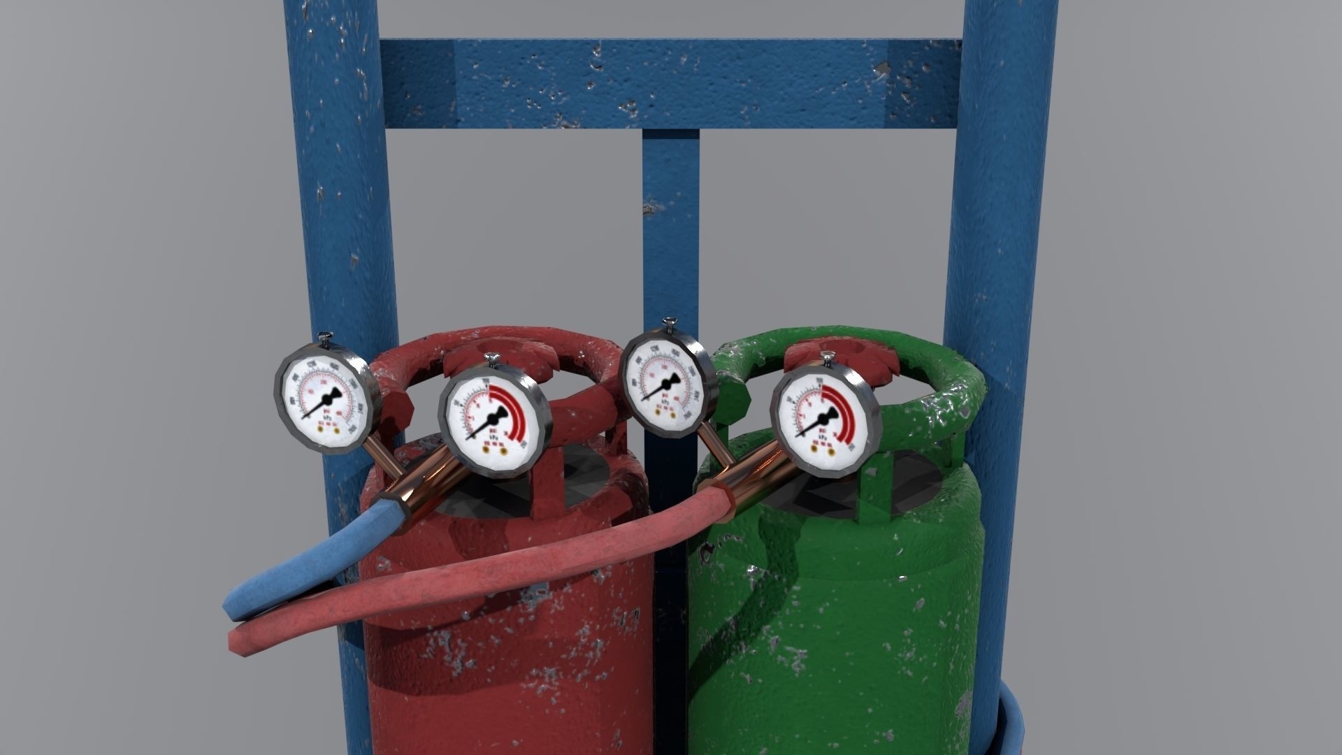 Welding station PBR 3D model_5