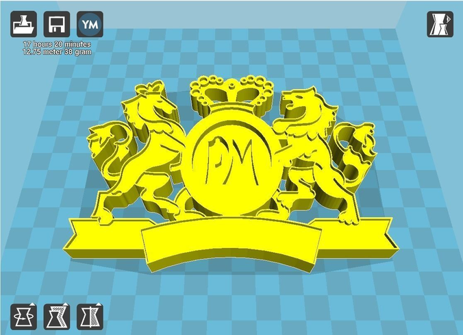 Philip morris Logo 3D print model