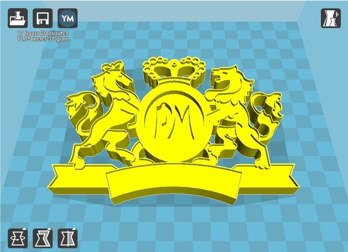 Philip morris Logo 3D print model_0