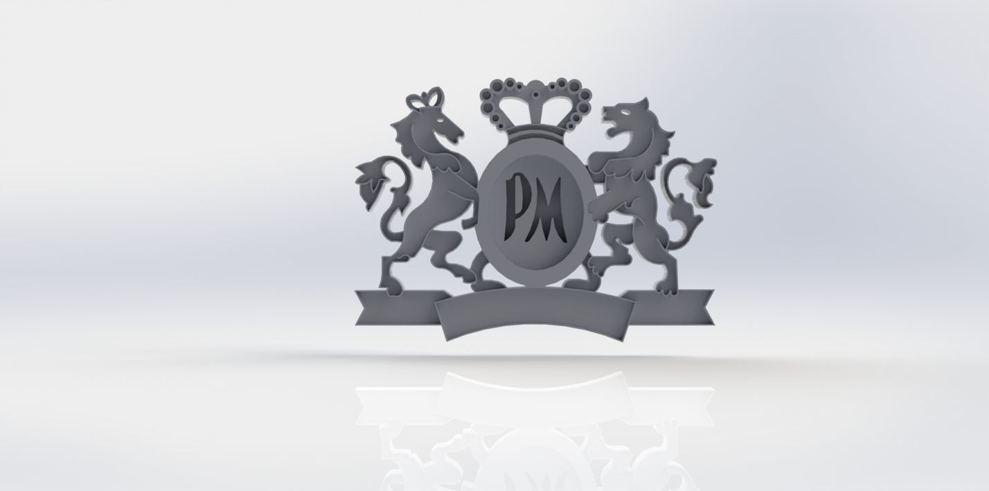 Philip morris Logo 3D print model_1