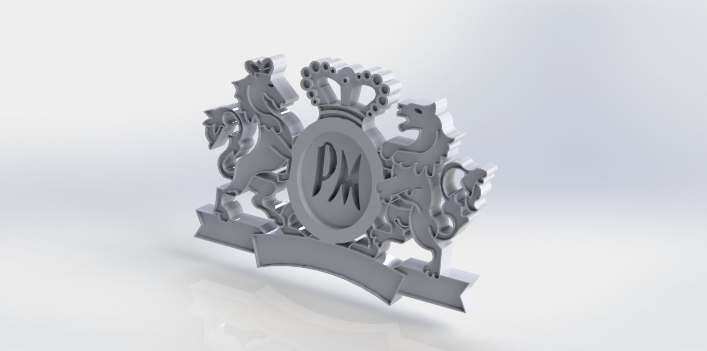 Philip morris Logo 3D print model_2