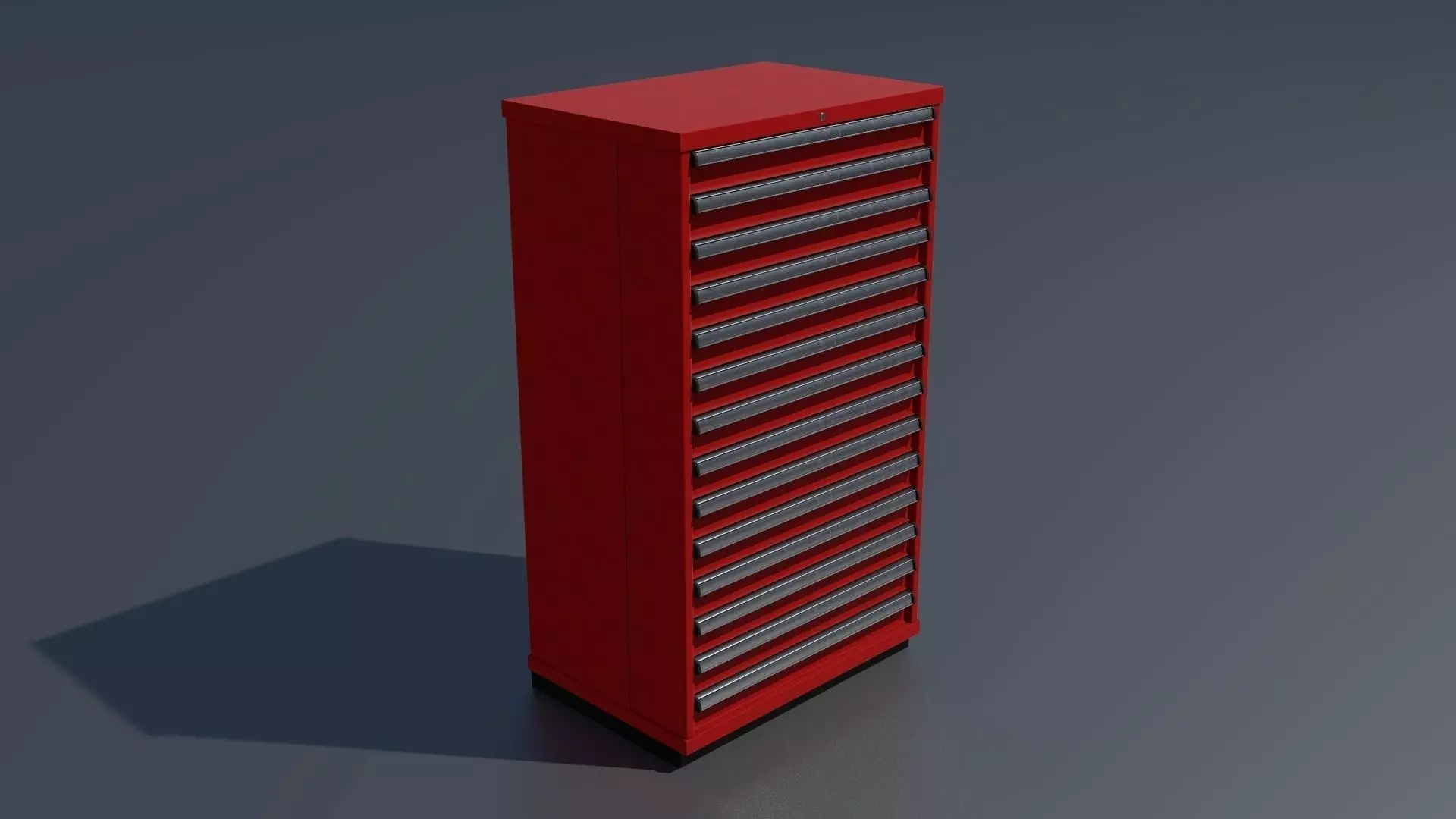 Workshop storage box large PBR 3D model_0