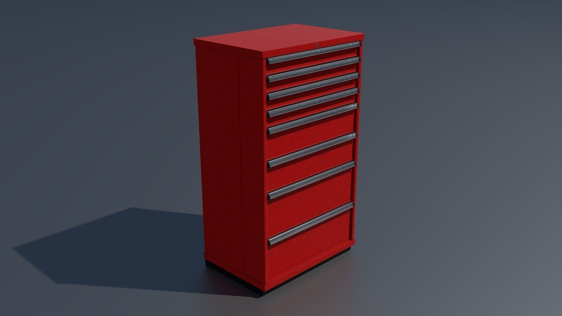 Workshop storage box large PBR 3D model_4