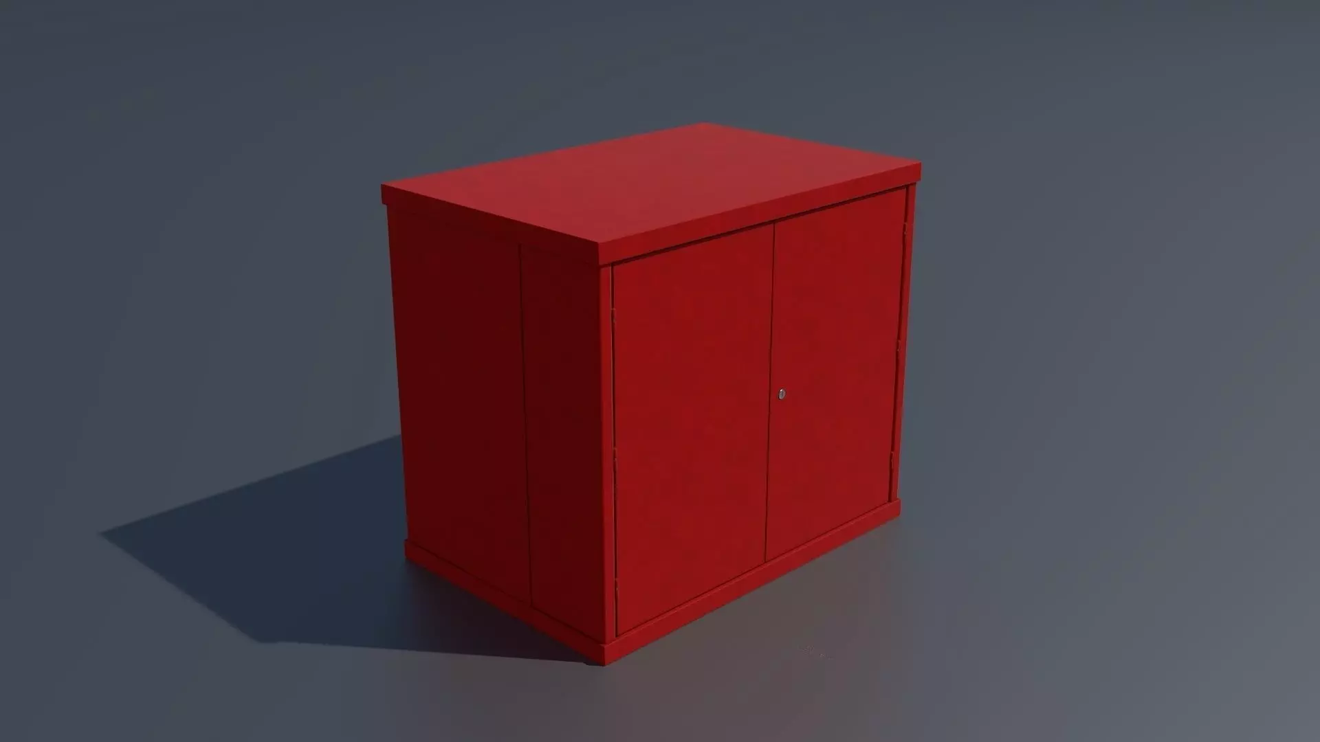 Workshop storage closet small PBR 3D model_0