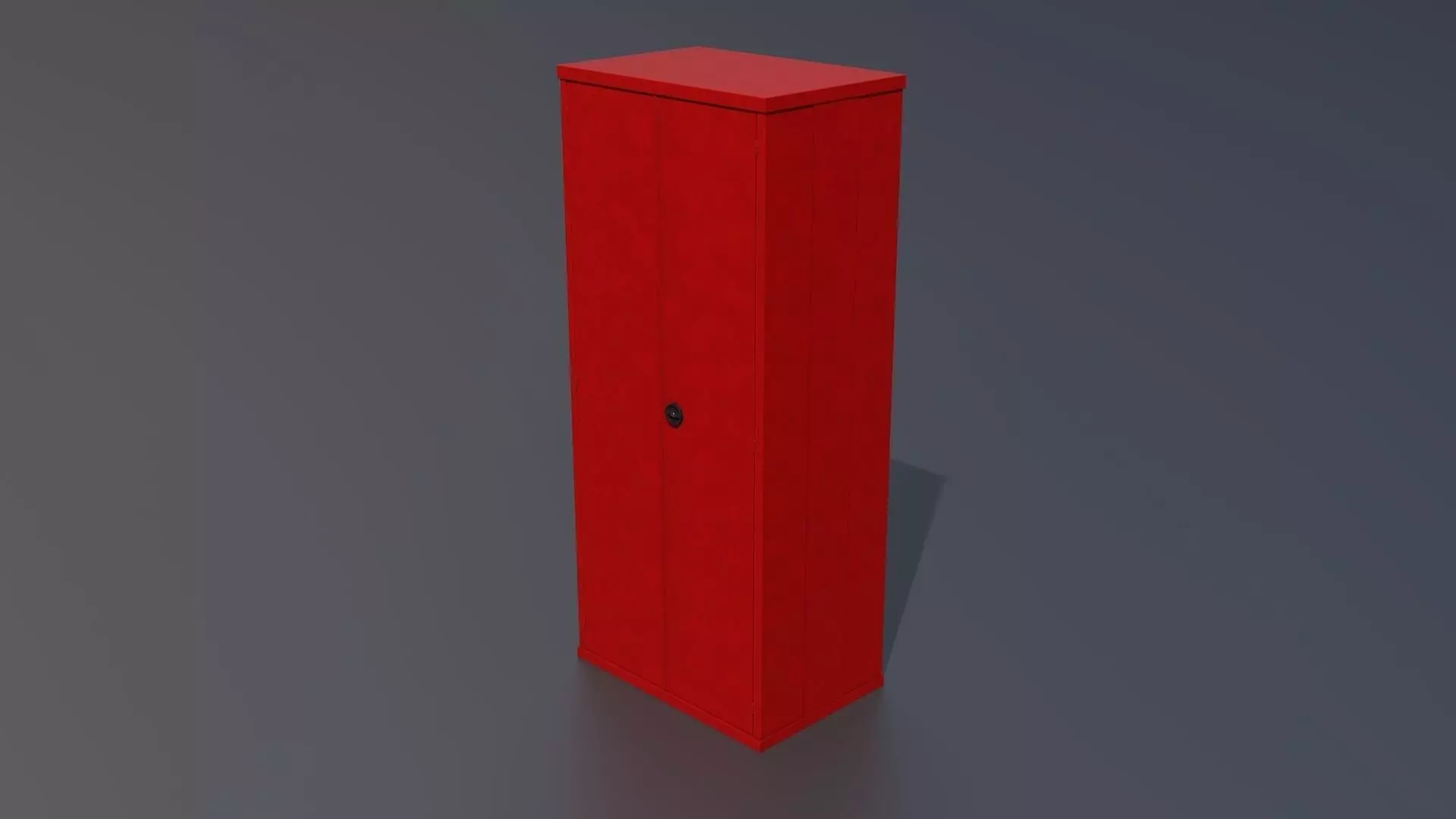Workshop storage closet large 2 PBR 3D model_0