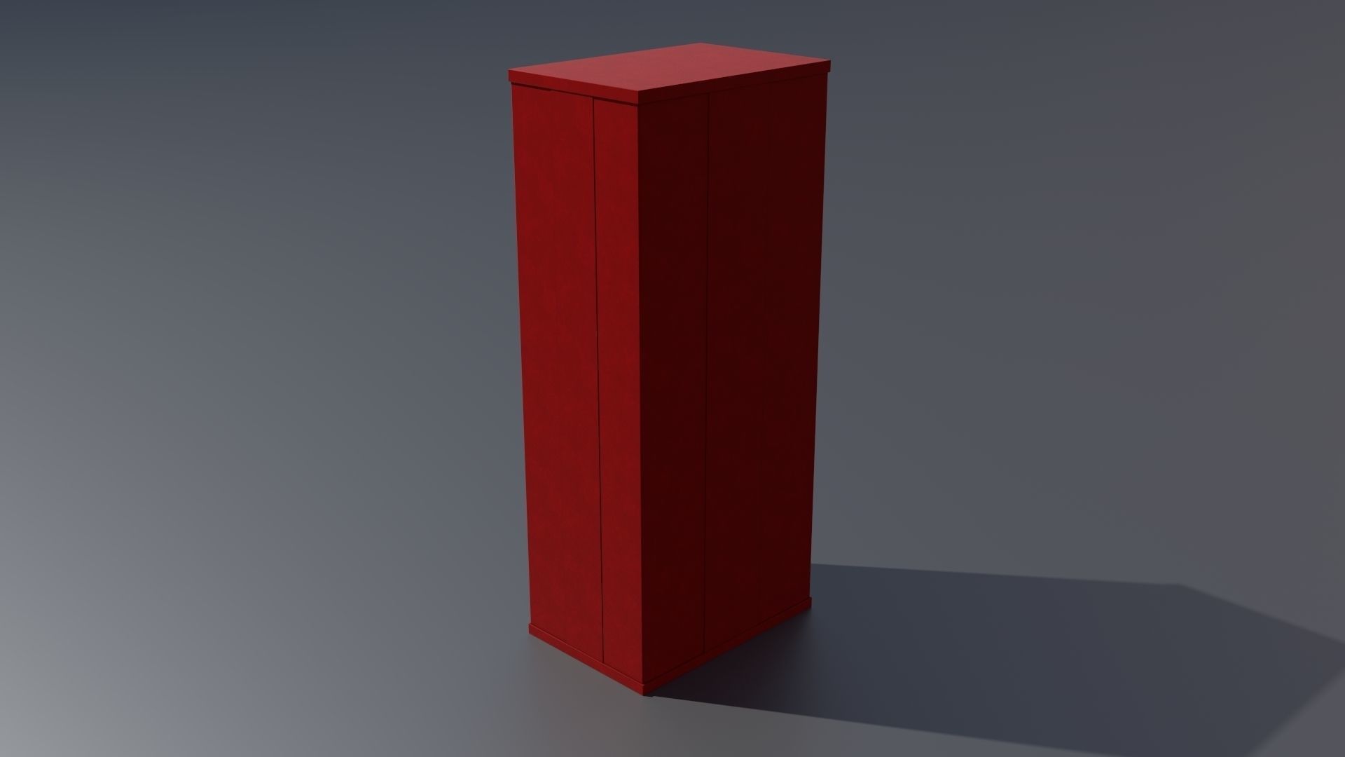 Workshop storage closet large 2 PBR 3D model_4