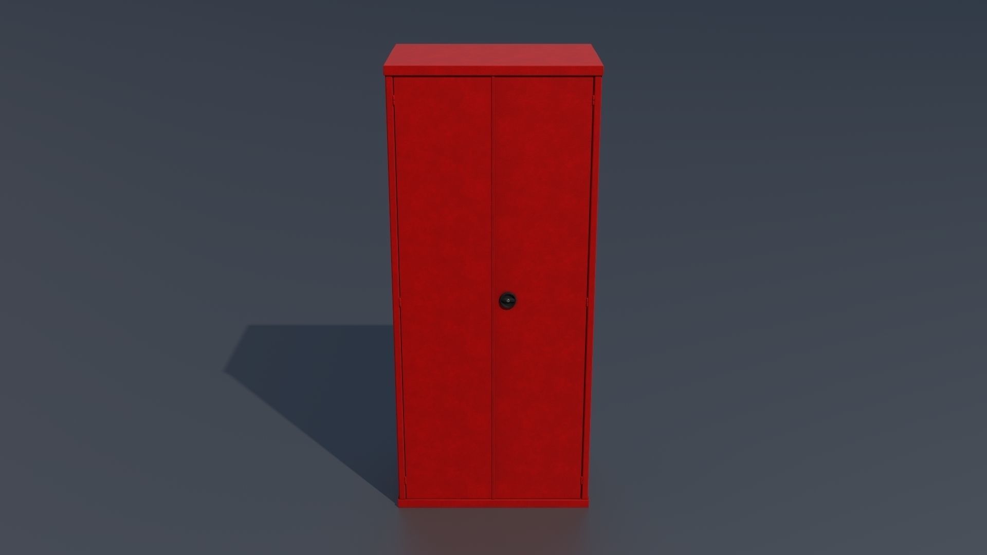 Workshop storage closet large 2 PBR 3D model_1