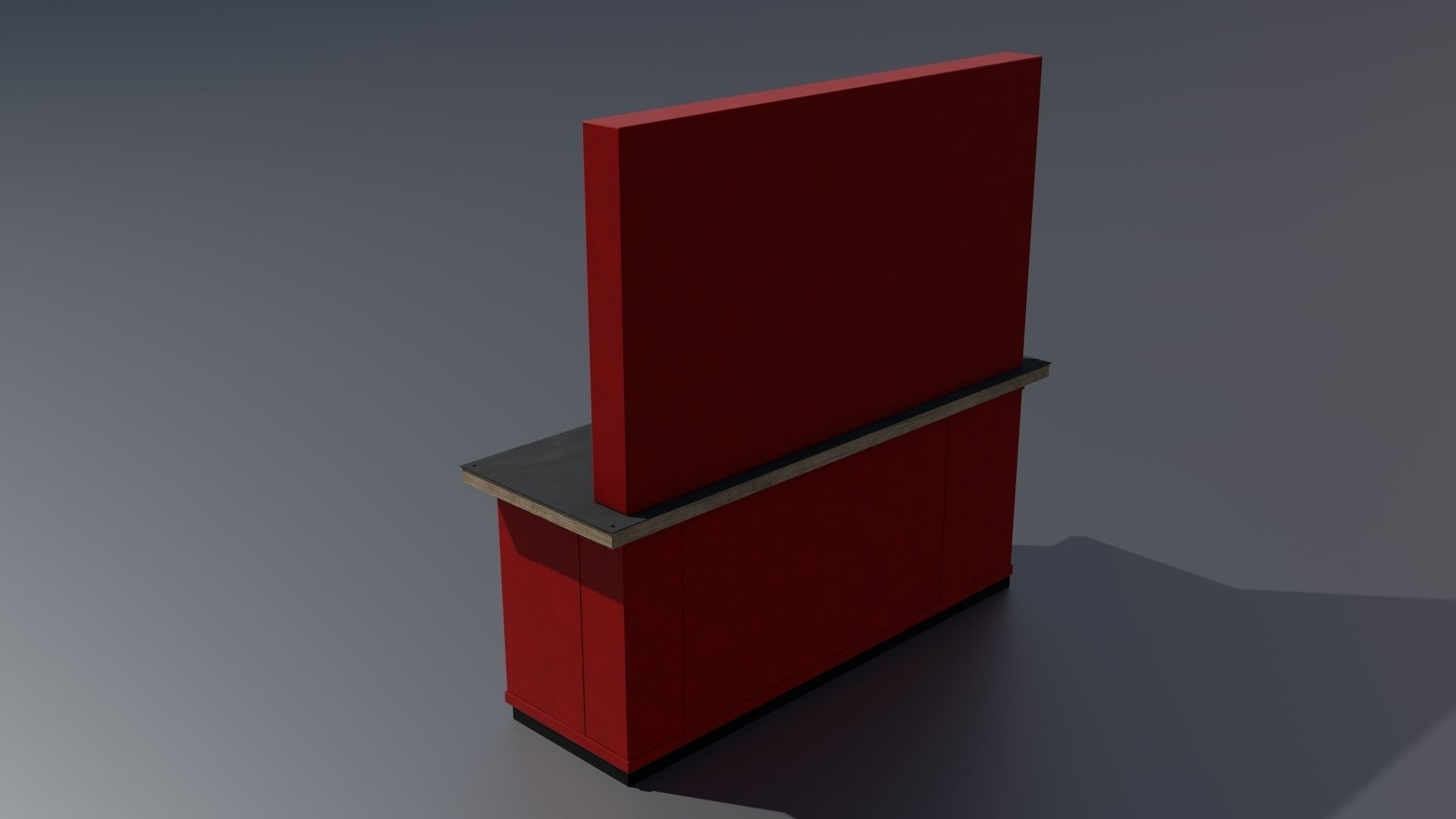 Workshop workbench 3 PBR 3D model_3