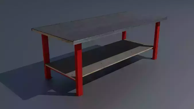 Workshop worktable large PBR 