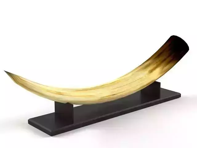 Elephant tusk decor