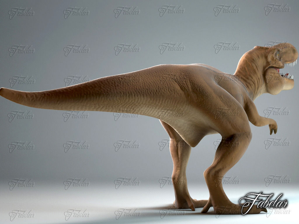 Tyrannosaurus Rex Low-poly 3D model_2
