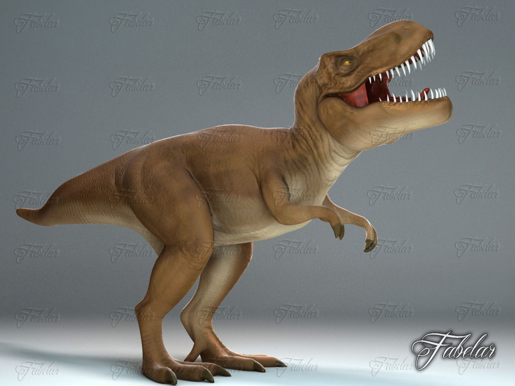 Tyrannosaurus Rex Low-poly 3D model_1